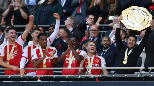 Arsenal after winning the Community Shield
